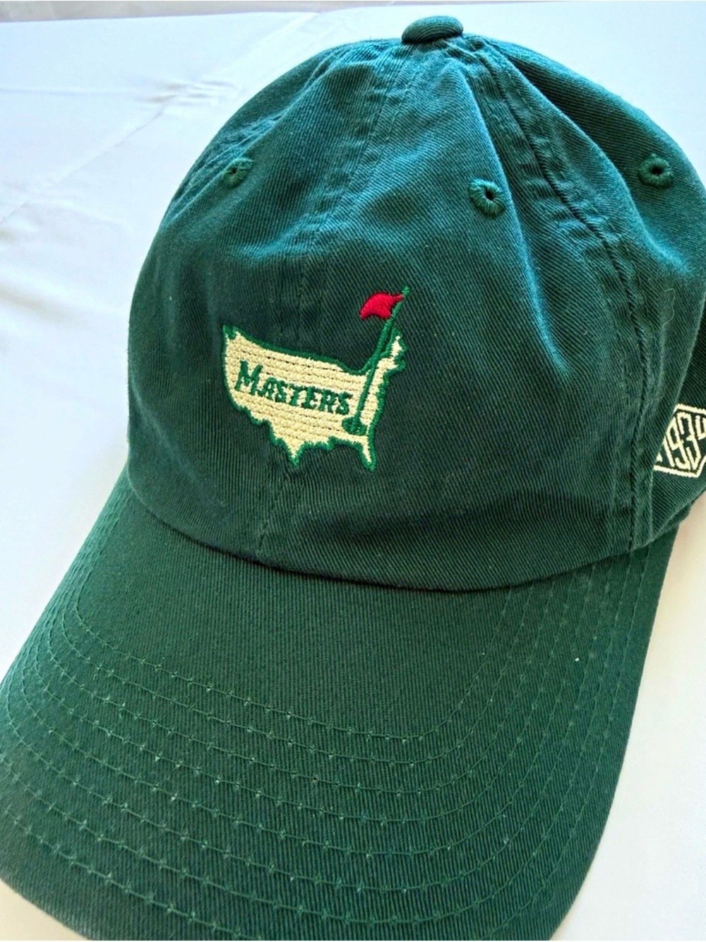 Vintage Masters Embroidered 1934 Green Golf Cap Strapback